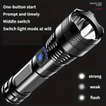 XHP50 Waterproof High Lumens LED Flashlight