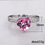 🎁2025 VALENTINE'S DAY BEST GIFT🎁 Heart Shaped Zircon Finger Ring ❤️